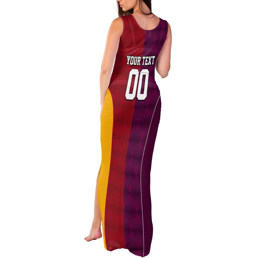 Custom British Lions Australia Queensland Tank Maxi Dress Sporty Style