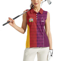 Custom British Lions Australia Queensland Women Sleeveless Polo Shirt Sporty Style