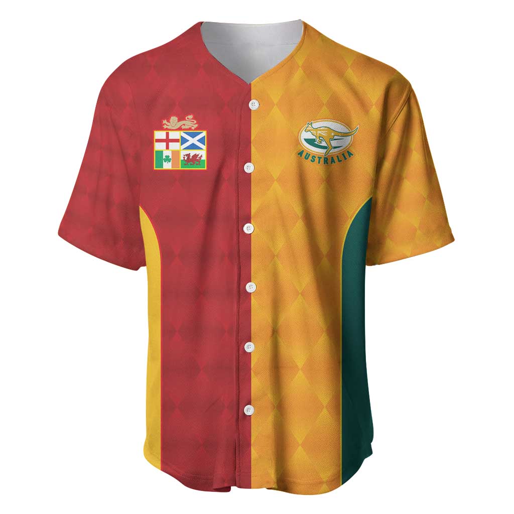 Custom British Lions Australia Wallabies Baseball Jersey Sporty Style