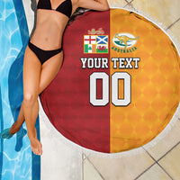 Custom British Lions Australia Wallabies Beach Blanket Sporty Style