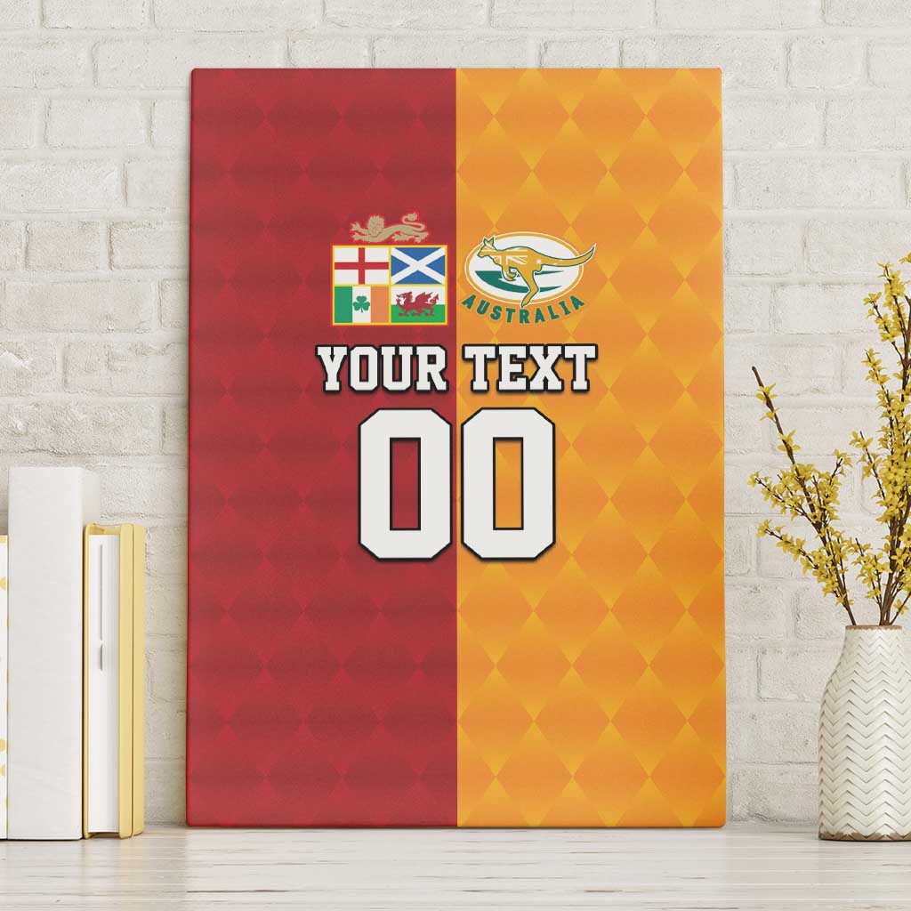 Custom British Lions Australia Wallabies Canvas Wall Art Sporty Style