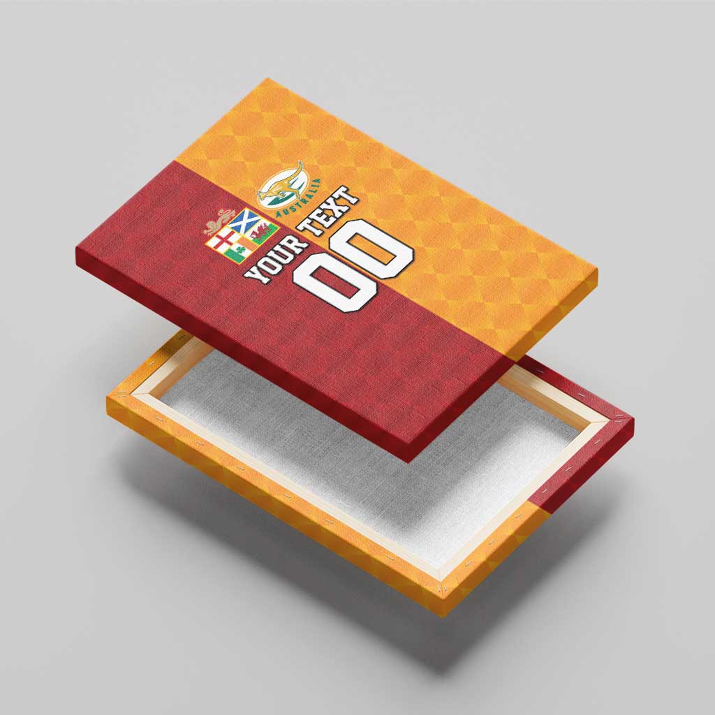 Custom British Lions Australia Wallabies Canvas Wall Art Sporty Style