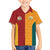 Custom British Lions Australia Wallabies Family Matching Long Sleeve Bodycon Dress and Hawaiian Shirt Sporty Style