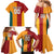 Custom British Lions Australia Wallabies Family Matching Mermaid Dress and Hawaiian Shirt Sporty Style