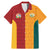 Custom British Lions Australia Wallabies Family Matching Mermaid Dress and Hawaiian Shirt Sporty Style