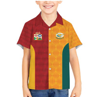 Custom British Lions Australia Wallabies Family Matching Mermaid Dress and Hawaiian Shirt Sporty Style