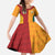 Custom British Lions Australia Wallabies Family Matching Off Shoulder Maxi Dress and Hawaiian Shirt Sporty Style
