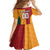 Custom British Lions Australia Wallabies Family Matching Off Shoulder Maxi Dress and Hawaiian Shirt Sporty Style