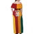 Custom British Lions Australia Wallabies Family Matching Off Shoulder Maxi Dress and Hawaiian Shirt Sporty Style