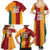 Custom British Lions Australia Wallabies Family Matching Summer Maxi Dress and Hawaiian Shirt Sporty Style