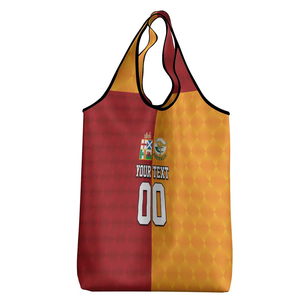 Custom British Lions Australia Wallabies Grocery Bag Sporty Style