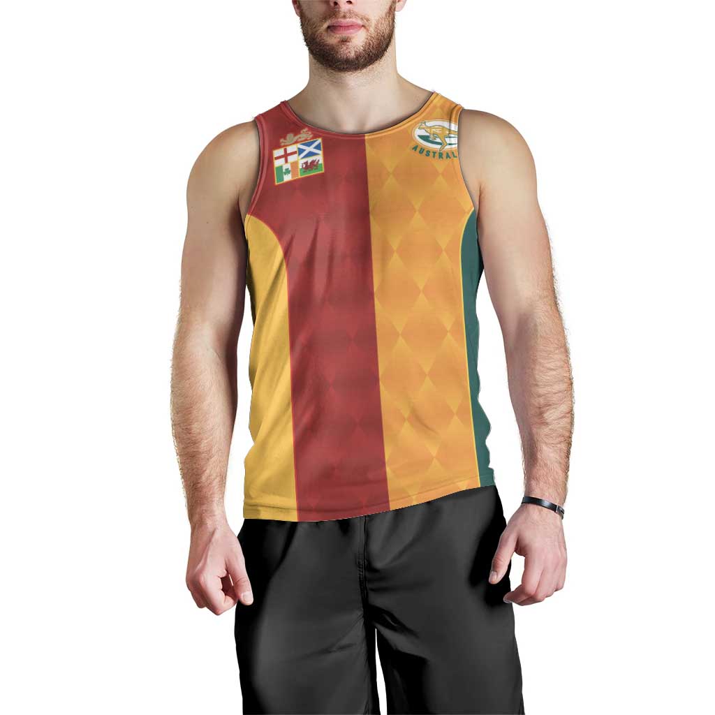 Custom British Lions Australia Wallabies Men Tank Top Sporty Style