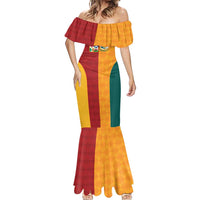 Custom British Lions Australia Wallabies Mermaid Dress Sporty Style