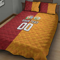 Custom British Lions Australia Wallabies Quilt Bed Set Sporty Style