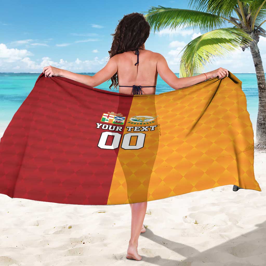 Custom British Lions Australia Wallabies Sarong Sporty Style