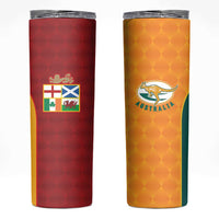 Custom British Lions Australia Wallabies Skinny Tumbler Sporty Style