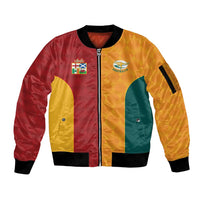Custom British Lions Australia Wallabies Sleeve Zip Bomber Jacket Sporty Style