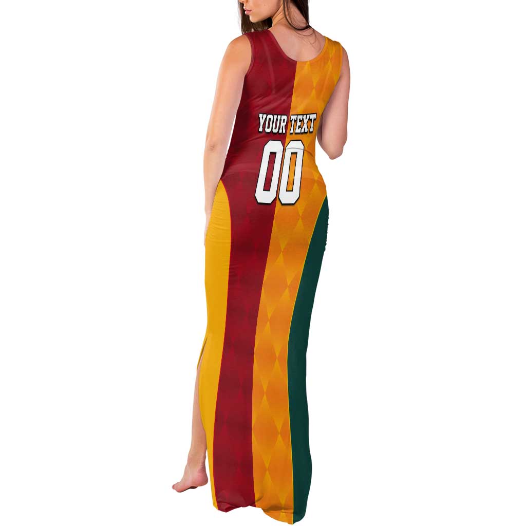 Custom British Lions Australia Wallabies Tank Maxi Dress Sporty Style