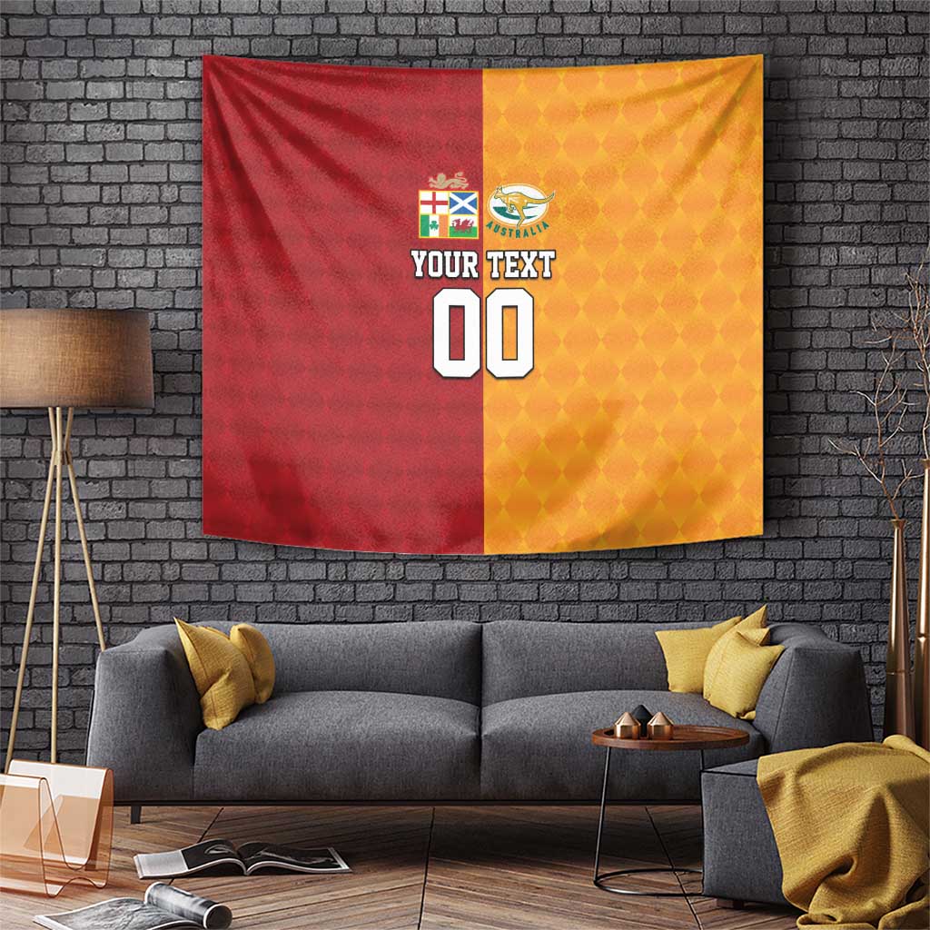 Custom British Lions Australia Wallabies Tapestry Sporty Style