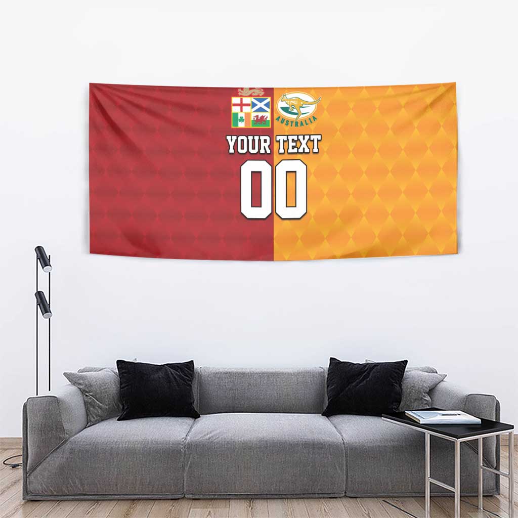 Custom British Lions Australia Wallabies Tapestry Sporty Style