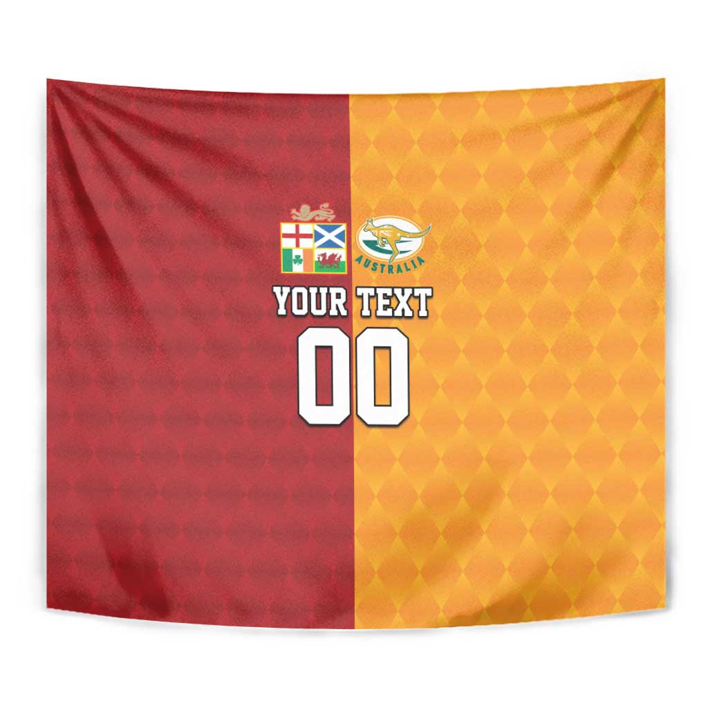 Custom British Lions Australia Wallabies Tapestry Sporty Style