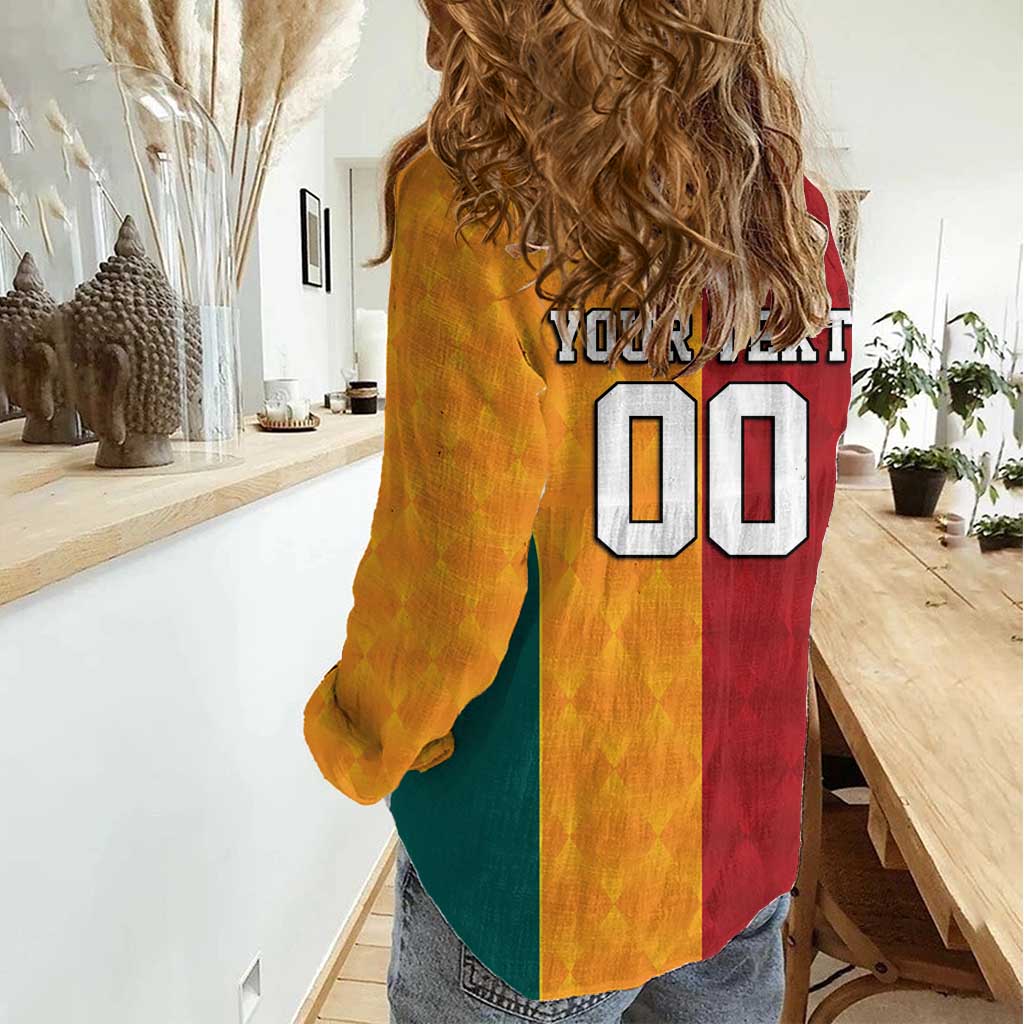 Custom British Lions Australia Wallabies Women Casual Shirt Sporty Style