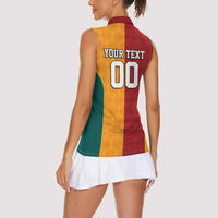 Custom British Lions Australia Wallabies Women Sleeveless Polo Shirt Sporty Style