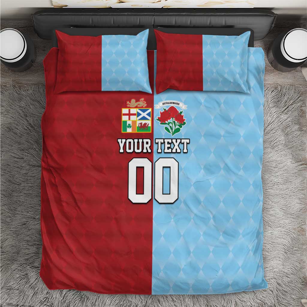 Custom British Lions Australia Waratahs Bedding Set Sporty Style