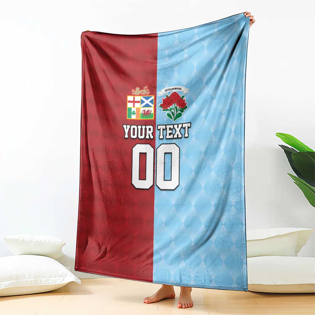 Custom British Lions Australia Waratahs Blanket Sporty Style