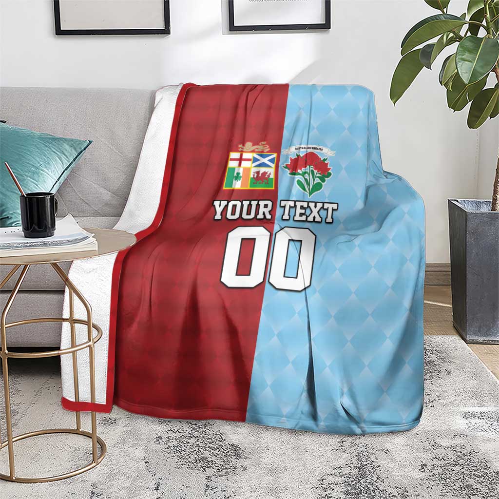 Custom British Lions Australia Waratahs Blanket Sporty Style