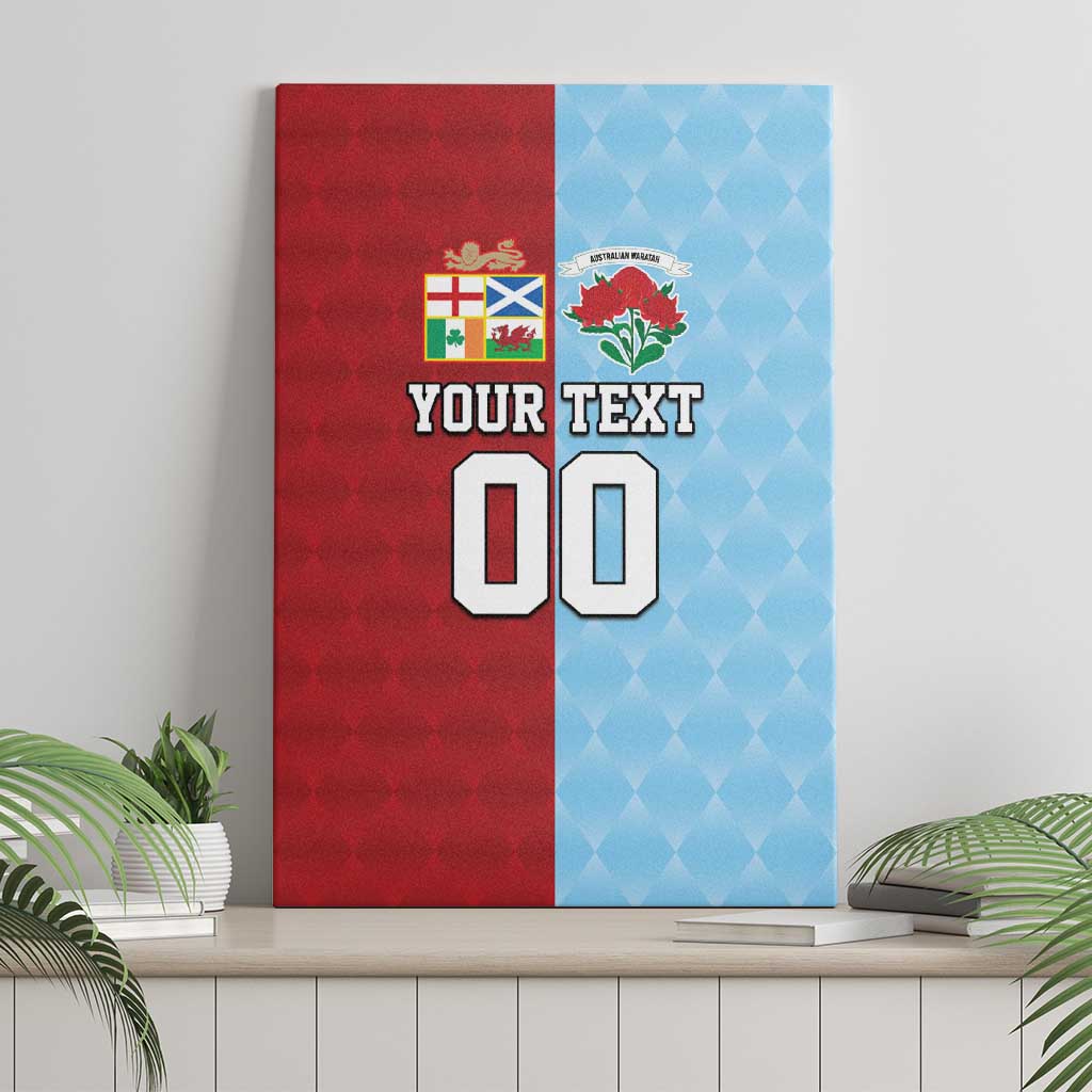 Custom British Lions Australia Waratahs Canvas Wall Art Sporty Style