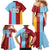 Custom British Lions Australia Waratahs Family Matching Mermaid Dress and Hawaiian Shirt Sporty Style