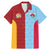 Custom British Lions Australia Waratahs Family Matching Mermaid Dress and Hawaiian Shirt Sporty Style