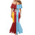 Custom British Lions Australia Waratahs Family Matching Mermaid Dress and Hawaiian Shirt Sporty Style