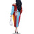 Custom British Lions Australia Waratahs Family Matching Off The Shoulder Long Sleeve Dress and Hawaiian Shirt Sporty Style