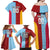 Custom British Lions Australia Waratahs Family Matching Off Shoulder Maxi Dress and Hawaiian Shirt Sporty Style
