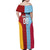 Custom British Lions Australia Waratahs Family Matching Off Shoulder Maxi Dress and Hawaiian Shirt Sporty Style