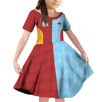 Custom British Lions Australia Waratahs Family Matching Off Shoulder Short Dress and Hawaiian Shirt Sporty Style