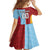 Custom British Lions Australia Waratahs Family Matching Off Shoulder Short Dress and Hawaiian Shirt Sporty Style