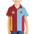 Custom British Lions Australia Waratahs Family Matching Off Shoulder Short Dress and Hawaiian Shirt Sporty Style