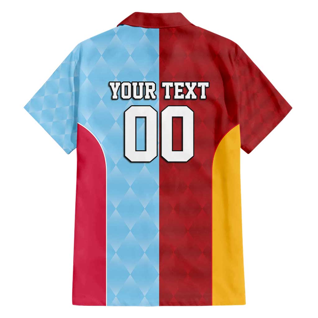 Custom British Lions Australia Waratahs Family Matching Short Sleeve Bodycon Dress and Hawaiian Shirt Sporty Style