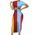Custom British Lions Australia Waratahs Family Matching Short Sleeve Bodycon Dress and Hawaiian Shirt Sporty Style
