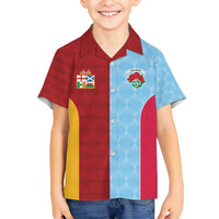 Custom British Lions Australia Waratahs Family Matching Summer Maxi Dress and Hawaiian Shirt Sporty Style