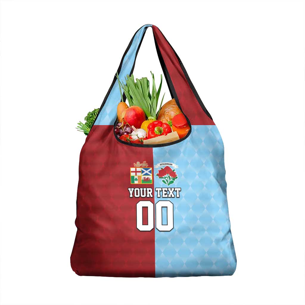 Custom British Lions Australia Waratahs Grocery Bag Sporty Style