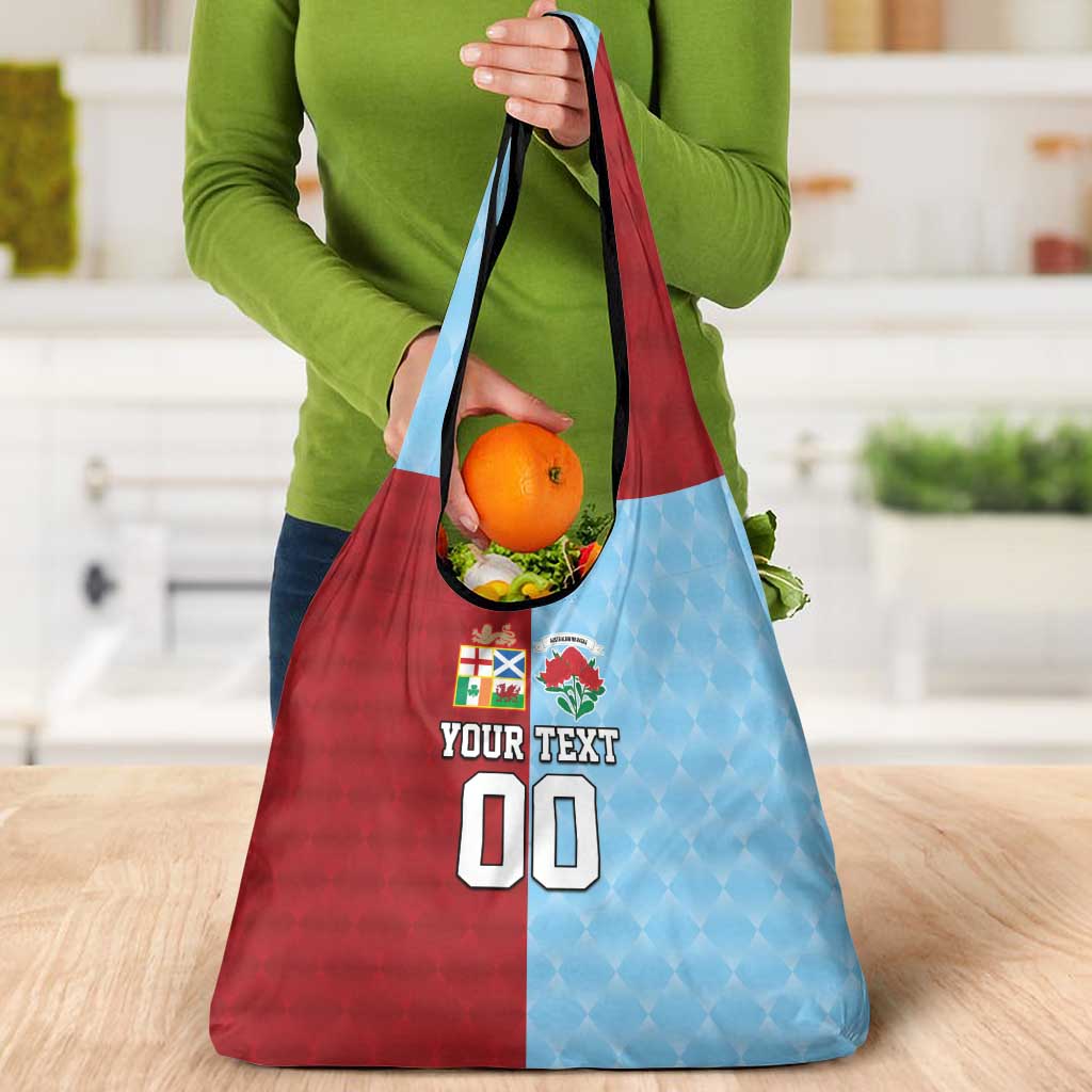 Custom British Lions Australia Waratahs Grocery Bag Sporty Style