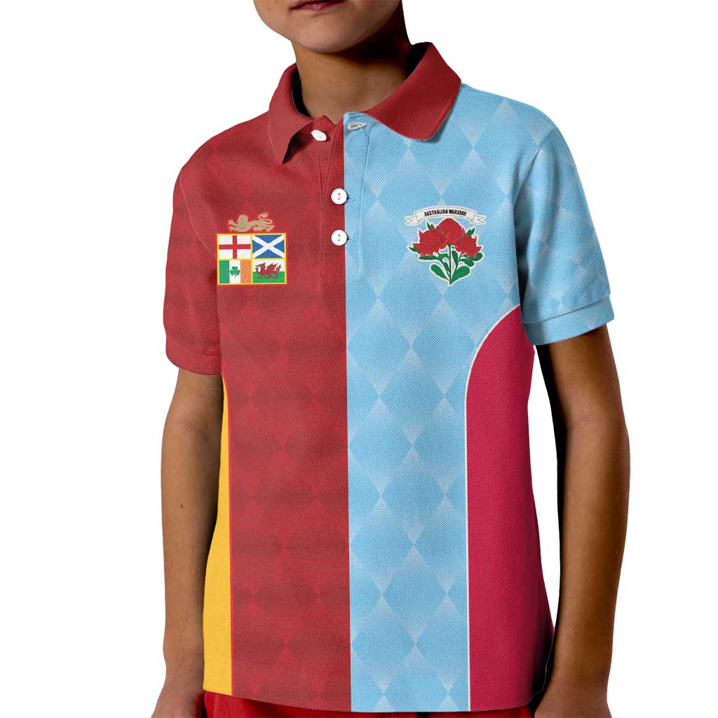 Custom British Lions Australia Waratahs Kid Polo Shirt Sporty Style