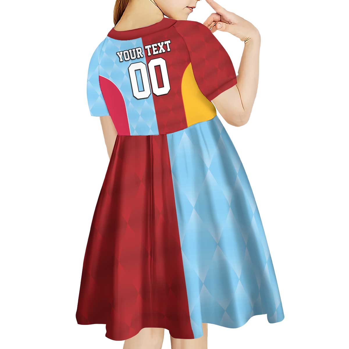 Custom British Lions Australia Waratahs Kid Short Sleeve Dress Sporty Style