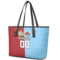 Custom British Lions Australia Waratahs Leather Tote Bag Sporty Style