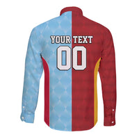 Custom British Lions Australia Waratahs Long Sleeve Button Shirt Sporty Style