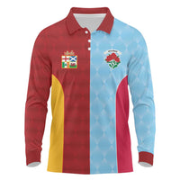 Custom British Lions Australia Waratahs Long Sleeve Polo Shirt Sporty Style
